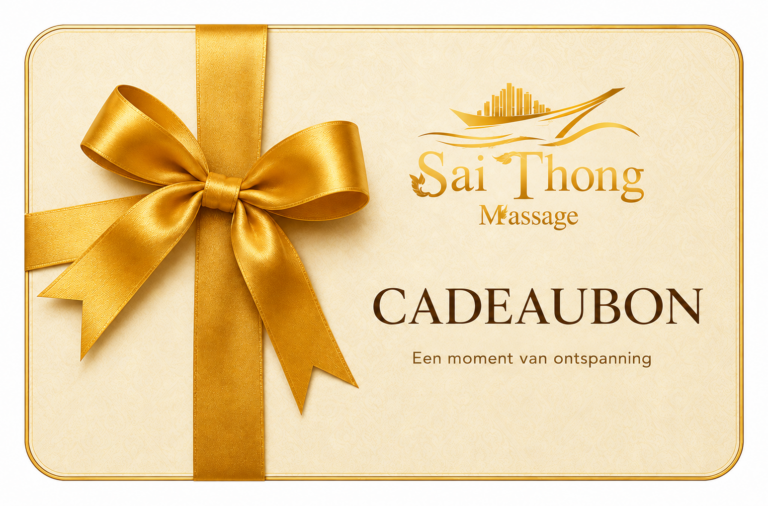 Sai Thong cadeaubon met een gouden strik